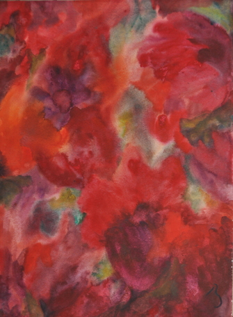 Herbert Beck, Roter Mohn, 1990