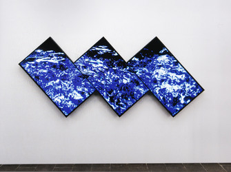 Fabrizio Plessi, Digital Wall (Acqua 6), 2018