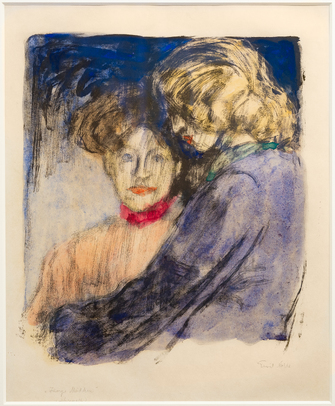 Emil Nolde, Junge Mädchen (Ada Nolde und Lis Vilstrup), 1907, &copy; Linda Inconi-Jansen