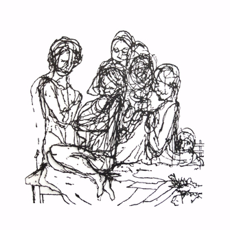 Wolf Hamm, Der Familienkreis, aus der Reihe: Der Familienkreis, 2015, &copy; Wolf Hamm