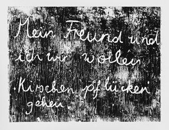 Lydia Wahrig, Mein Freund und ich, 2011, &copy; Lydia Wahrig