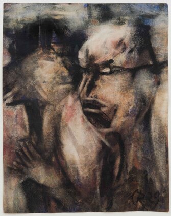 Christian Rohlfs, Zwei Köpfe (Two Heads), 1929
