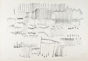 Heinz Mack, Notation, 1956