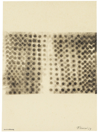 Otto Piene, Rauchzeichnung, 1959