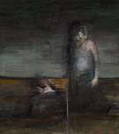 Nikos Aslanidis, Two figures (Up and Down), 2012