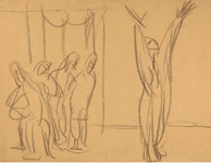 Ernst Ludwig Kirchner, Totentanz der Mary Wigman, 1926