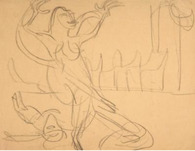 Ernst Ludwig Kirchner, Totentanz der Mary Wigman, 1926