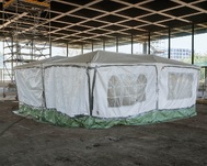 Joachim Brohm, L. Mies van der Rohe, Neue Nationalgalerie Berlin; Refurbishment by David Chipperfield Architects in progress (BRG0016), 2020, &copy; Joachim Brohm, VG Bild-Kunst, Bonn