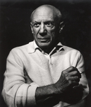 Lucien Clergue, Picasso à la cigarette III, Cannes 1956, 1956 (printed 2006), &copy; Picasso à la cigarette