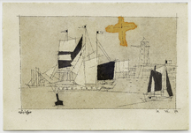 Lyonel Feininger, untitled, 1944, &copy; Linda Inconi-Jansen