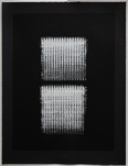 Heinz Mack, 'Januar' aus der Edition '12 Monate', 1990