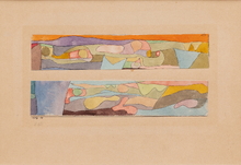 Paul Klee, Zwei kleine Aquarelle, 1916
