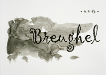 Heribert C. Ottersbach, Breughel (4.4.67)  (from the series 'Signatur mit Bild'), 2016, &copy; H.C. Ottersbach + VG Bild-Kunst, Bonn