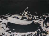 Heribert C. Ottersbach, Studie zu Nachtfahrt, 2009, &copy; H.C. Ottersbach + VG Bild-Kunst, Bonn