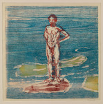 Edvard Munch, Bathing man, 1899