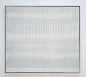 Heinz Mack, Dynamic structure white on black, 1962