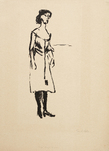 Emil Nolde, Tingel-Tangel-Sängerin, 1907