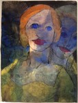 Emil Nolde, Phantasie (Drei Köpfe) (Fantasy [Three Heads]), 1931–1935, &copy; Nolde Stiftung Seebüll