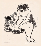 Karl Schmidt-Rottluff, Weisses Mädchen, 1911