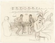 August Macke, Café am See in Tegernsee, 1910