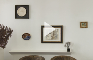 Pablo Picasso and two sculptures by Manolo Valdés