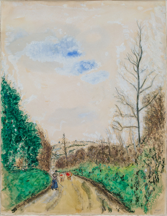 Marc Chagall, La Route, ca. 1926, &copy; VG Bild-Kunst, Bonn