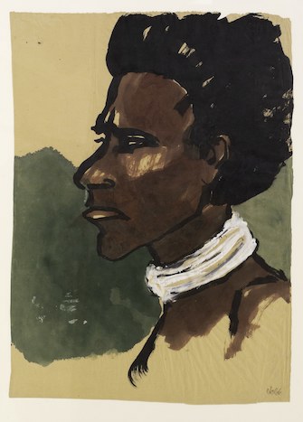 Emil Nolde, Südseekopf, 1913/14, &copy; Nolde Stiftung Seebüll