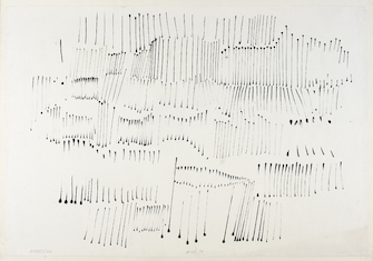 Heinz Mack, Notation, 1956