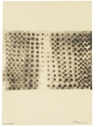 Otto Piene, Rauchzeichnung, 1959