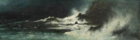 Karl Wilhelm Diefenbach, Der Sturm, Capri, 1900