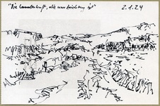 Heribert C. Ottersbach, Die Landschaft, die nur Zeichnung ist, 2024, &copy; H.C. Ottersbach + VG Bild-Kunst, Bonn
