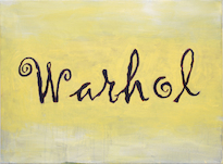 Heribert C. Ottersbach, Warhol (aus der Serie "Signatur mit Bild"), 2015, &copy; H.C. Ottersbach + VG Bild-Kunst, Bonn