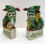 Unbekannt, Ein Paar Fo-Hunde, China, frühe Kangxi-Periode (1662–1722)