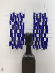 Manolo Valdés, Cabeza in azul, 2025