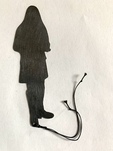 Dorothea Förster, "Schatten" ("Shadow"), bookmark, 2025 (model: 2024)