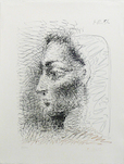Pablo Picasso, Portrait de Jacqueline, 1956