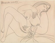 Pablo Picasso, Femme nue, 1969