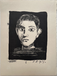 Pablo Picasso, Tête de jeune garçon, 1945