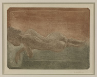 Edvard Munch, Liegender weiblicher Akt, 1896