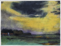 Emil Nolde, Abendhimmel, ca. 1930